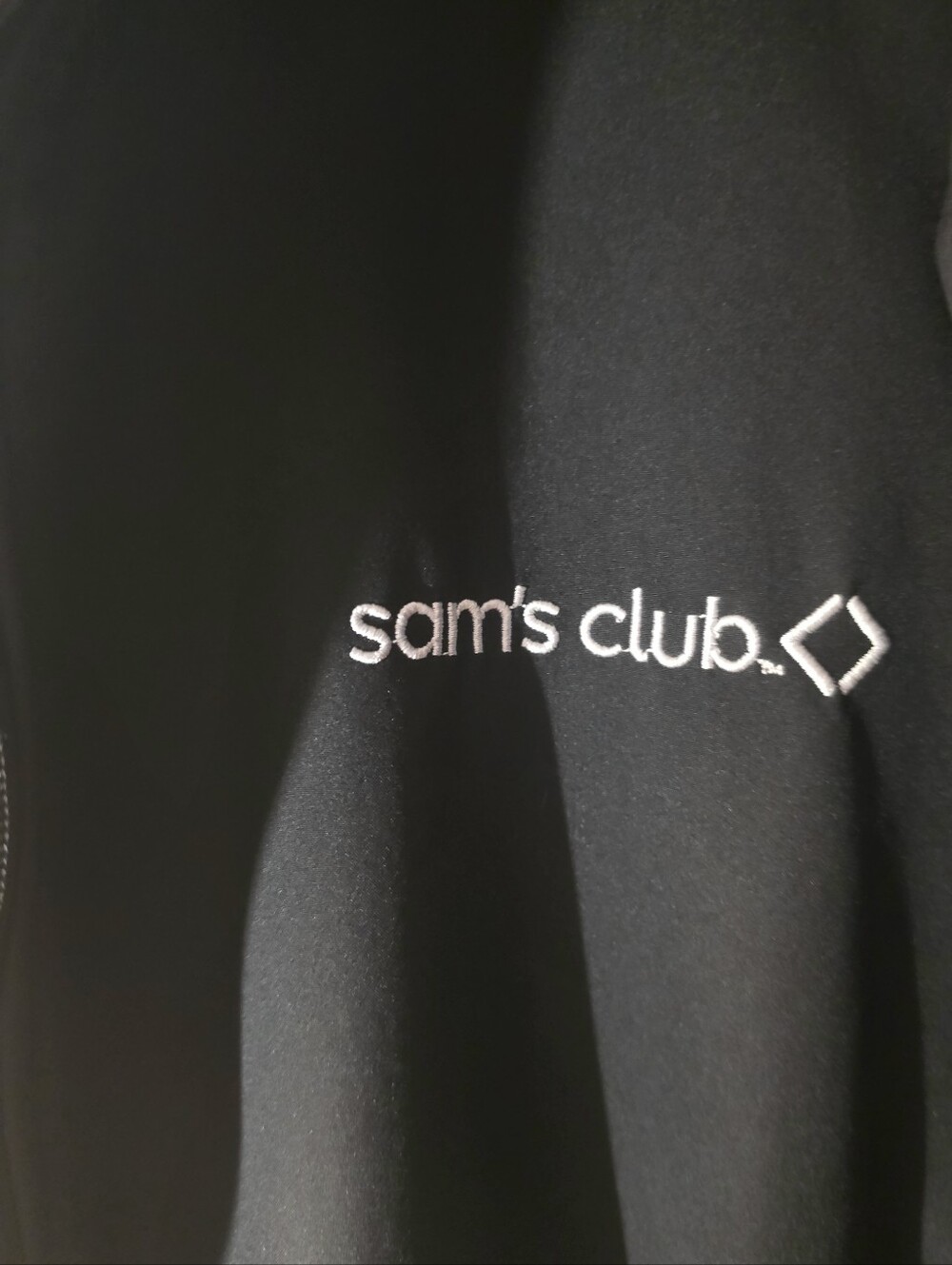 Port Authority Sam's Club 2XL Black Sweater with White Diamond Detail